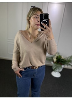 Ön arka V yaka Vizon Yumoş Triko