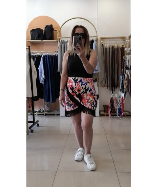 Zra Model püsküllü etek Zra Model püsküllü etek