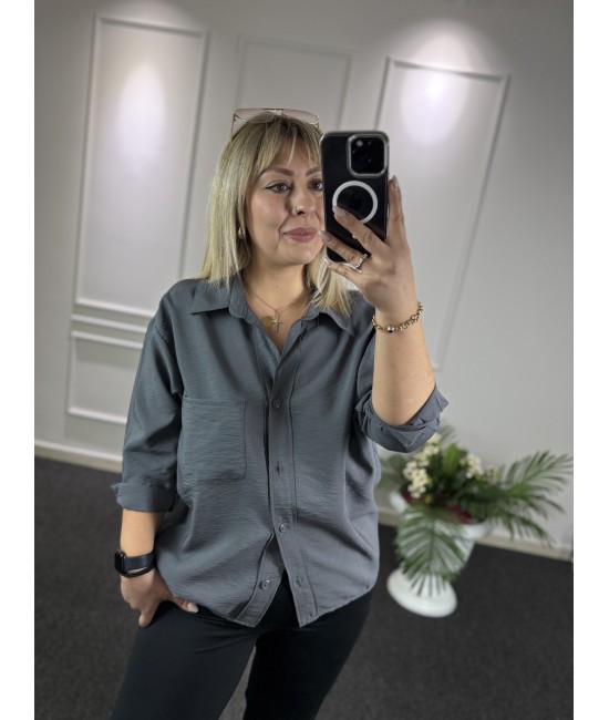 Bambu Oversize Salaş Gömlek Bambu Oversize Salaş Gömlek