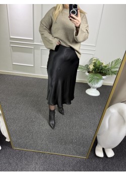 Siyah Zra Model Saten Etek