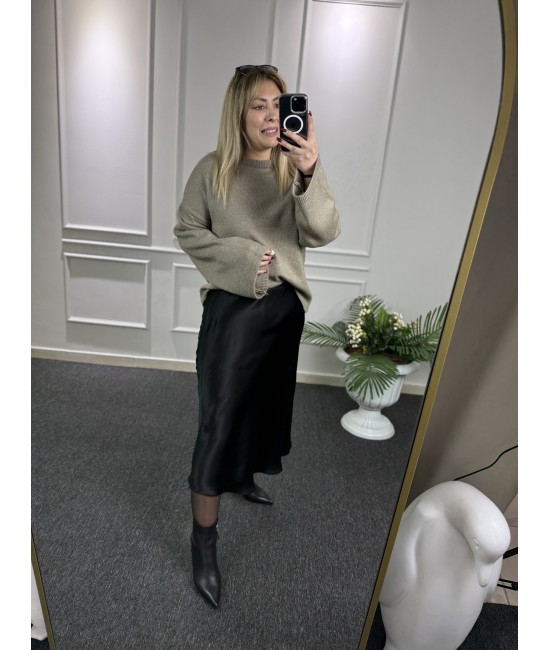 Siyah Zra Model Saten Etek Siyah Zra Model Saten Etek