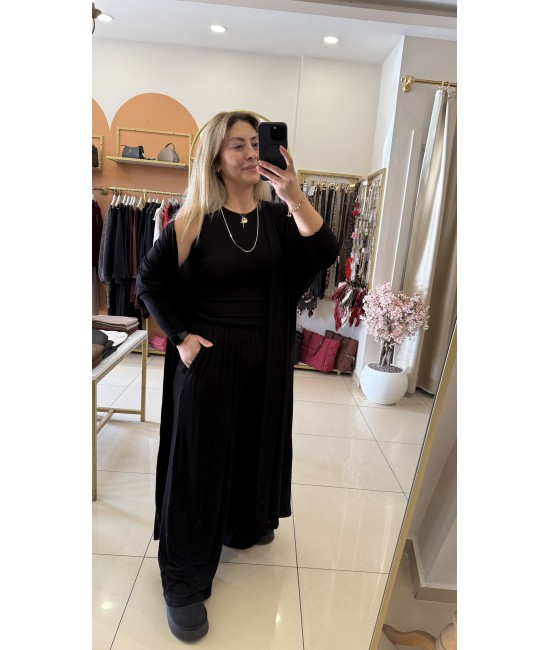 Soft Touch Relax Black 3’lü Set