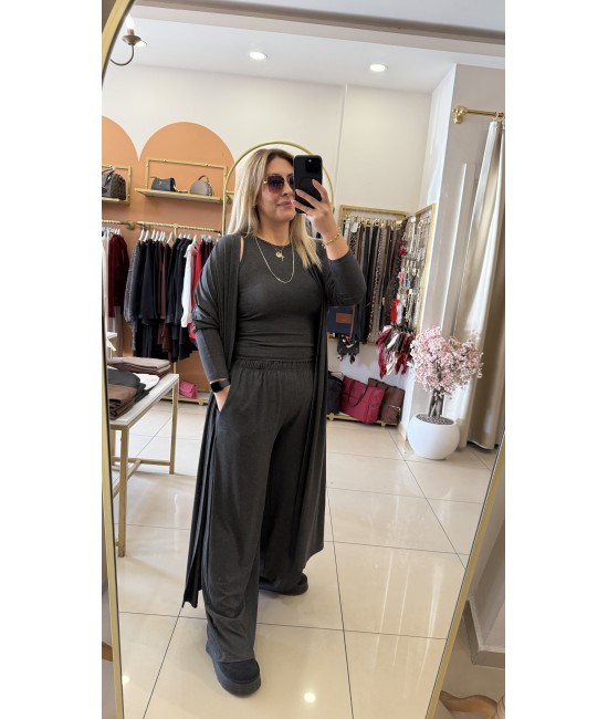 Soft Touch Relax Grey 3’lü Set