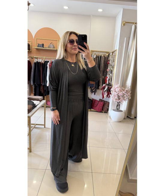 Soft Touch Relax Grey 3’lü Set