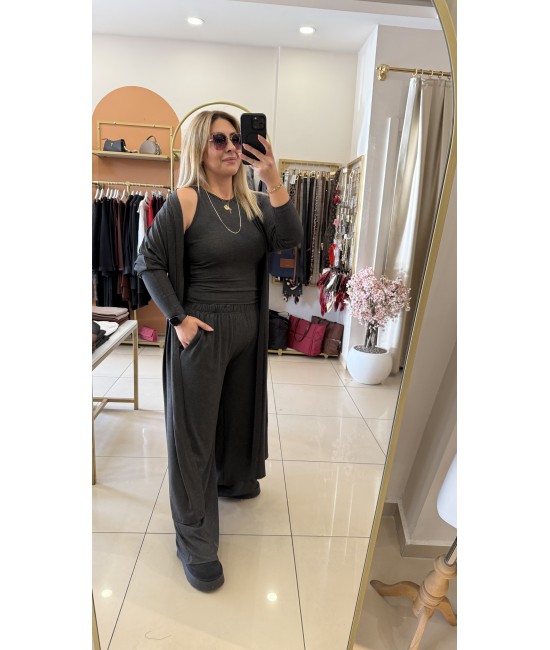 Soft Touch Relax Grey 3’lü Set