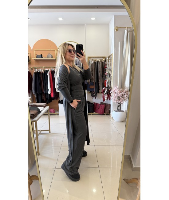 Soft Touch Relax Grey 3’lü Set