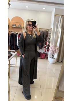 Soft Touch Relax Grey 3’lü Set