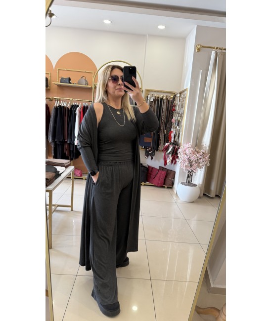 Soft Touch Relax Grey 3’lü Set