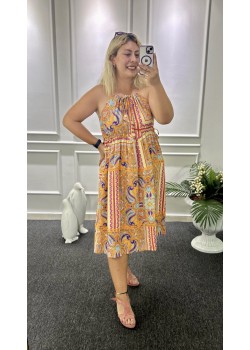 Bebe Tasarım Etnik Askılı Elbise