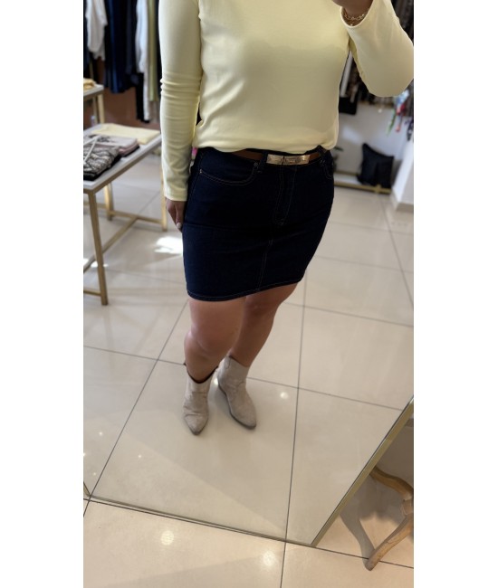 Premium Jean Lacivert Kot Etek Premium Jean Lacivert Kot Etek