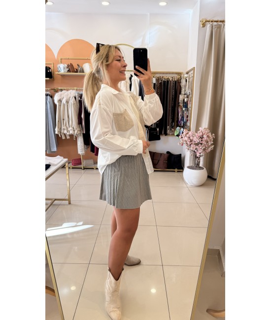 Mini Pileli Şortlu Etek Mini Pileli Şortlu Etek