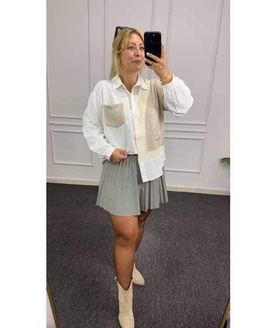 Mini Pileli Şortlu Etek Mini Pileli Şortlu Etek