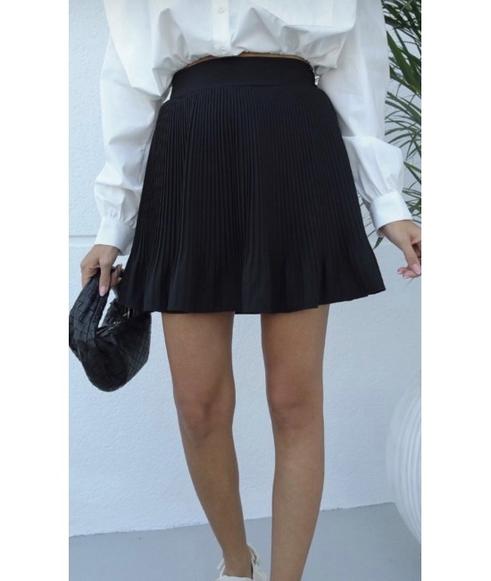 Zra Şort Etek-Siyah