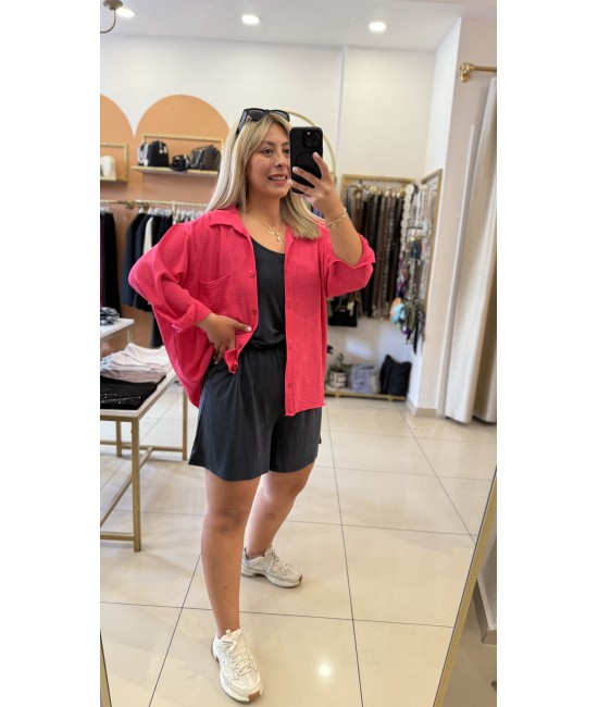 Oversize Ayrobin Gömlek