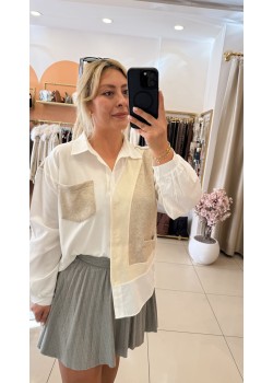 Tasarım Triko Detay Gömlek