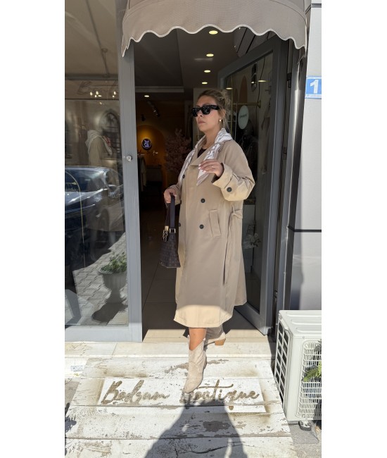 Premium Seri Şal Detay Trençkot Premium Seri Şal Detay Trençkot