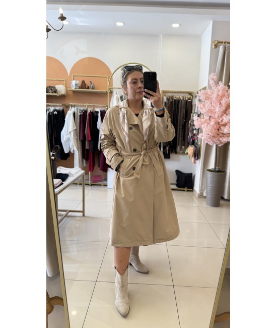 Premium Seri Şal Detay Trençkot Premium Seri Şal Detay Trençkot