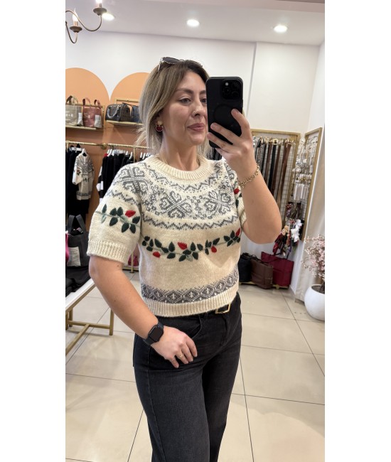 Zra Muadili Nakışlı Eleni Kazak 