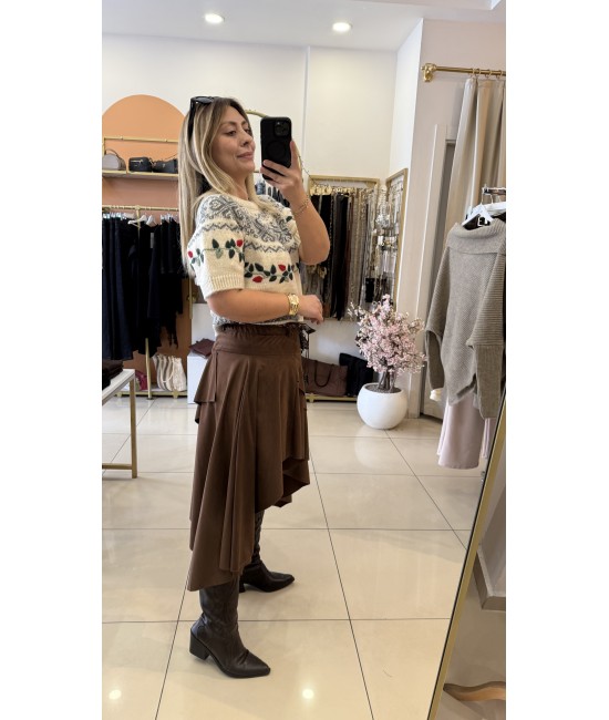 Zra Muadili Nakışlı Eleni Kazak 