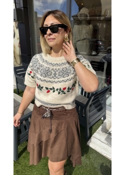 Zra Muadili Nakışlı Eleni Kazak 