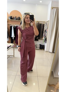 Bordo Yandan Bağlama Detay İkili Takım