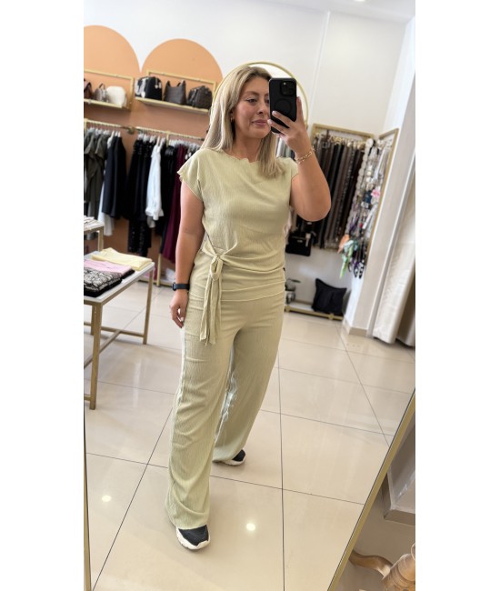 Mint Yeşili Yandan Bağlama Detay İkili Takım Mint Yeşili Yandan Bağlama Detay İkili Takım