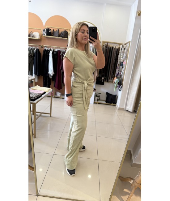 Mint Yeşili Yandan Bağlama Detay İkili Takım Mint Yeşili Yandan Bağlama Detay İkili Takım