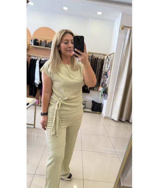 Mint Yeşili Yandan Bağlama Detay İkili Takım Mint Yeşili Yandan Bağlama Detay İkili Takım