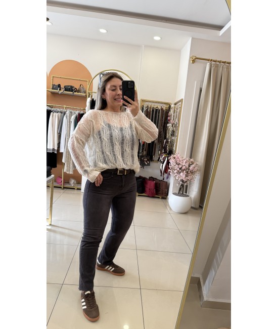 Zra Yıkama Kahve Boyfit Jean Pantolon