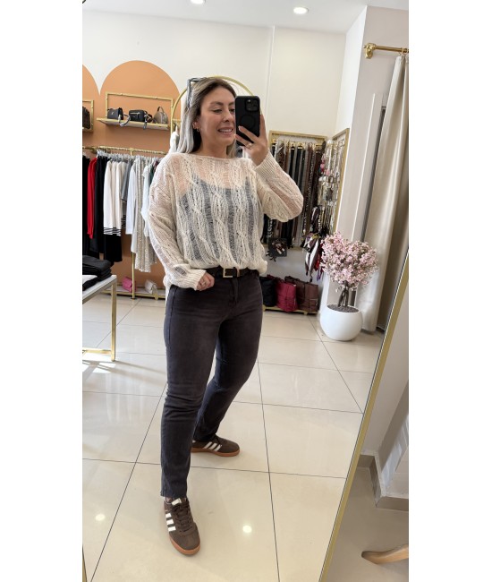 Zra Yıkama Kahve Boyfit Jean Pantolon