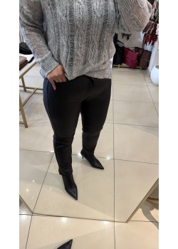 Premium Siyah Mumlu Boyfit Pantolon