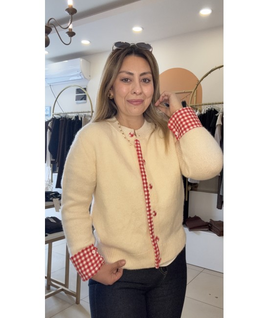 Tasarım Pötikare Detay Hırka