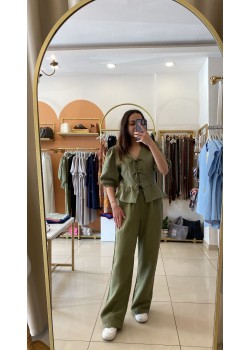 Müslin Önü Bağlamalı Takım