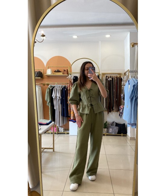 Müslin Önü Bağlamalı Takım Müslin Önü Bağlamalı Takım