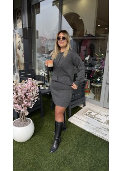 Premium Düğmeli Triko Takım