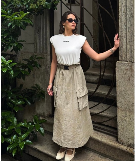 Tasarım Kemerli Elbise Tasarım Kemerli Elbise