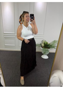 Kraş Modal Siyah Etek