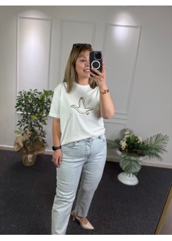 Bymn Tshirt Çift Varaklı